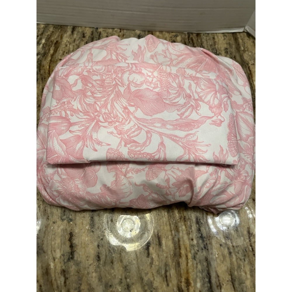 Betsey Johnson Betsey's Floral Fairytale Pink 2 Piece Sheet Set-Full Bedding